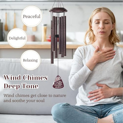 Retirement Gifts for Women/Men - 32" Wind Chimes Happy Retirement Gift for Coworker Colleague Boss Teacher Nurse - Farewell Appreciation Gifts Never Underestimate the Difference You've Made - color: Retirement