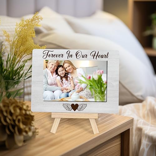 Ycyfckdr Memorial Picture Frame Gifts For Loved One, Bereavement Photo Gifts, Tabletop Easel Frame (A20)