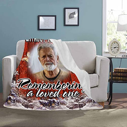 InterestPrint Custom in Loving Memory Blanket It's just not The Same Without You here Bed Throws Light Blanket - color: Multi 21, size: 30 x 40 Inches