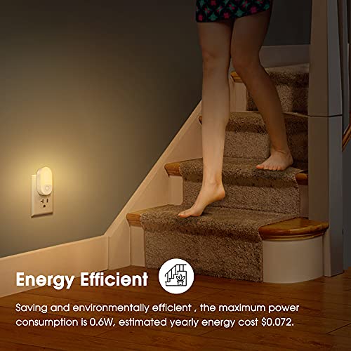 L LOHAS LED Night Lights Plug into Wall, [2 Pack] LED Dimmable Night Light - color: Soft White, size: 2 Count (Pack of 1)