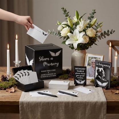 Gilprop 113 Pcs Celebration of Life Share a Memory Cards Set, Angel - style: Angel