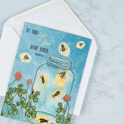 Current Thinking of You Greeting Cards | Multiple Blessings, 20 Count, 10 Designs, 5" x 7" Folded, Envelopes Included, Holiday, Value Pack - style: Multiple Blessing2
