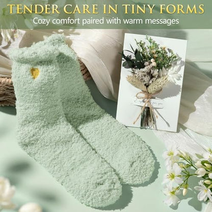 Get Well Soon Gift Baskets for Women Birthday Gifts Spa Self Care Package - color: Sage Green