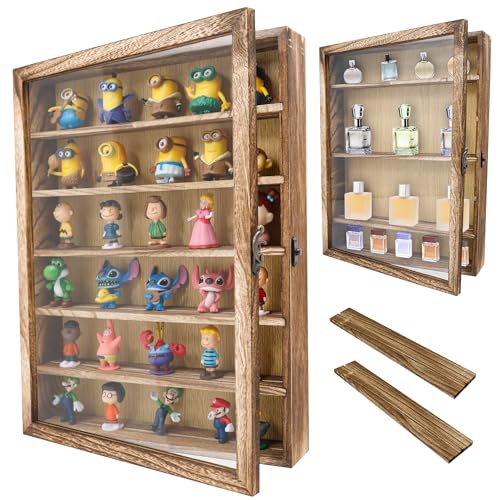 12x16 Shadow Box Frame with Removable Shelves,Collectible Display Shelves Case,Military Challenge Coin Display Case,Wood Shadow Boxes Display Cases for Keepsake,Pictures - color: Wood, size: 12*16