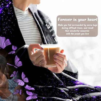 Vsmoedb Custom Memorial Blanket with Pictures for Loss of Loved One - color: Select10