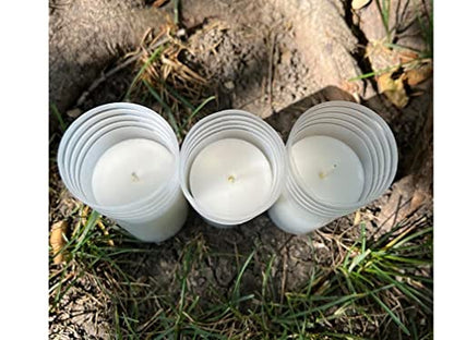 Inserts 3PACK Replacement Candle for Gravesite Remembrance Lantern Tombstone Candle Pack of 3