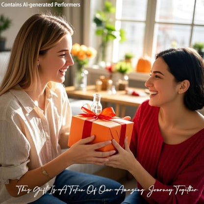 NAN ZAI NAN FANG Sisters Gifts from Sister Unique Candle Holders Statue | with Flickering LED Light Special Birthday Friendship Gifts for Women Bestie BFF Resin Sisters Candle Holder - color: Gifts for Sister