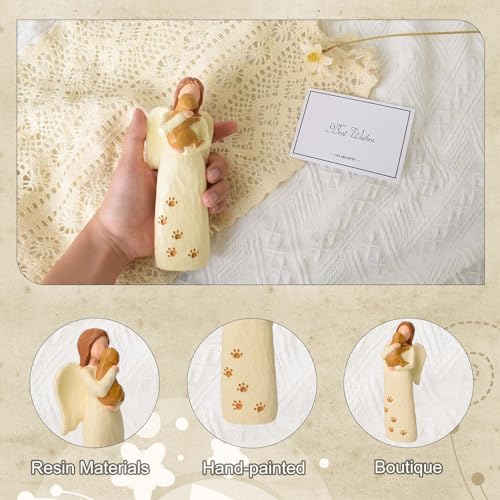 Dog Memorial Gifts for Loss of Dog, Pet Memorial Gifts for Dogs - style: Dog Guardian Angel Statue