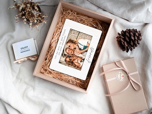 Best Friend Picture Frame, Friends Frame, Life Was Meant For Good Friends, Birthday Graduation Gifts Ideas, Photo Frames For Home Tabletop Decor A(02 - size: Life Was Meant For Good Friends