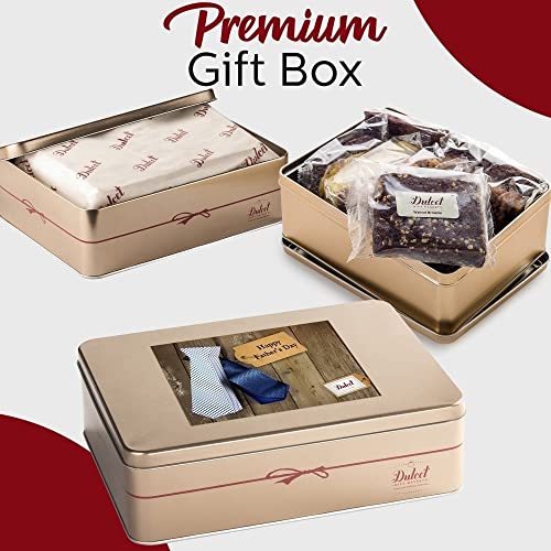 Dulcet Gift Baskets Classic Father’s Day Fresh Baked Cookie & Brownie Gift Tin- Perfect Father’s Day Celebration Card for Men, Him, Grandpa, Dad, Boyfriend, Son, Brother or Co-worker. - style: Father's Day