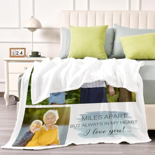 Custom Memorial Blanket with Picture Personalized Sympathy Remembrance Condolences Bereavement Gifts Sympathy Gifts for Loss of Loved One Mother Dad Grandma Grandpa Sister Daughter Friend - color: Design13