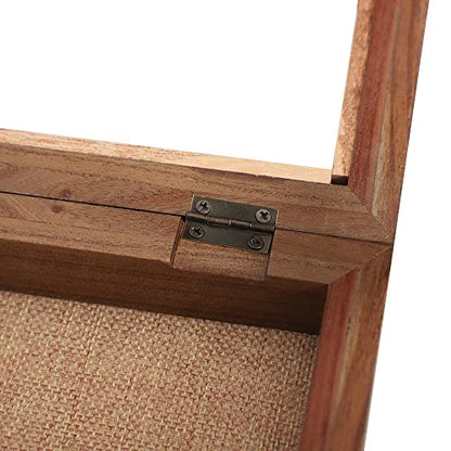 5x7 Shadow Box with Glass, Small Shadow Boxes Display Cases with Door for Shells Taxidermy Keepsake Photos Tickets Coins - Walnut | Solid Wood; 5x7-Inch Display; Glass Front; Magnetic Door; 180-Degree Hinge; For Shells, Photos, Tickets, Coins & Keepsakes