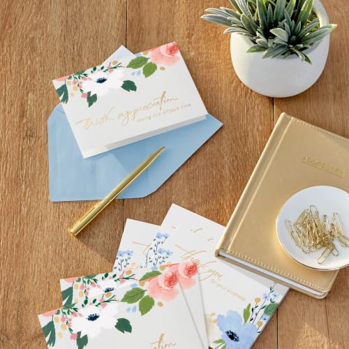 Hallmark Bulk Sympathy Thank You Cards, 50-Pack (With Appreciation)