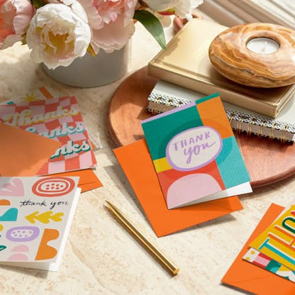 Hallmark Retro Thank You Cards, Assorted 24-Pack (Thanks A Million) - style: Retro Thank You