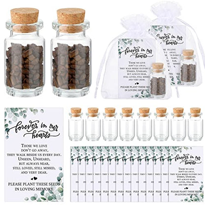 Tanlade 100 Set Funeral Favor Memorial Seed Packet for Guest, Leaf - style: Leaf