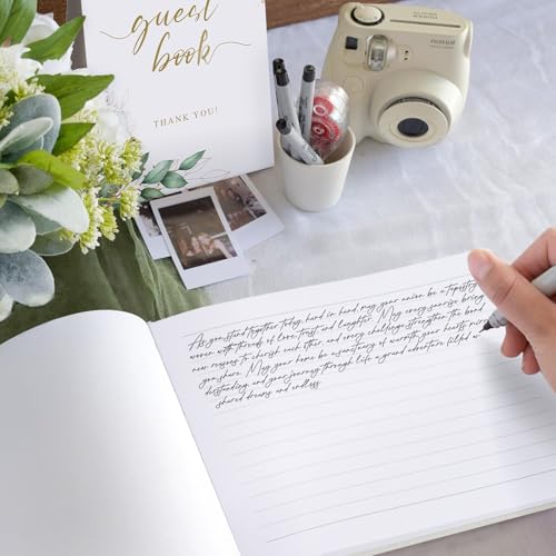1DOT2 Wedding Guest Book, Personalized 2026 Year, Beige - color: Beige, size: With Year/2026