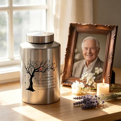 Cremation Urns for Human Ashes Adult Male or Female - size: Large,220lbs Family Tree