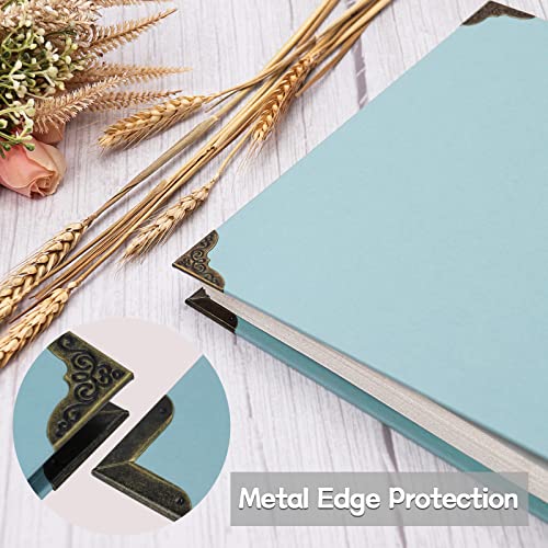 Vienrose 3 Rings Self Adhesive Photo Album 20 Sheets/40 Pages Green | Hardcover, DIY Scrapbooking Kit, Paper Scrapbook, 12 x 12 inch, Lover Friends Kids Wedding - color: Green, size: 12'' x12''40Pages