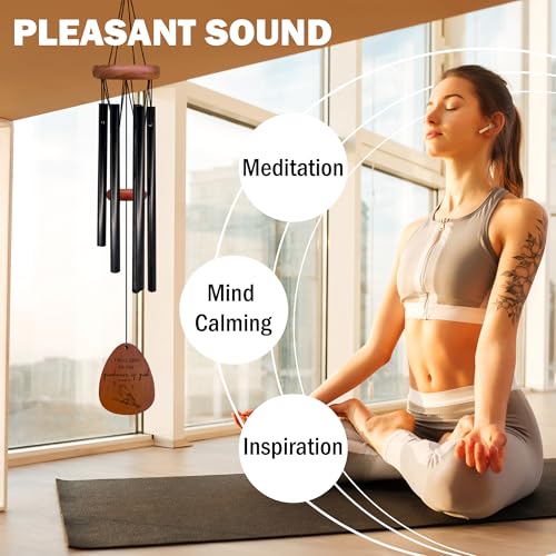Religious Gifts for Women Wind Chimes, Faith Based Bird Wind Chimes for Outside, Christian Blble Verse Gift for Women Faith Men, Goodness of God Chime 26" Inches