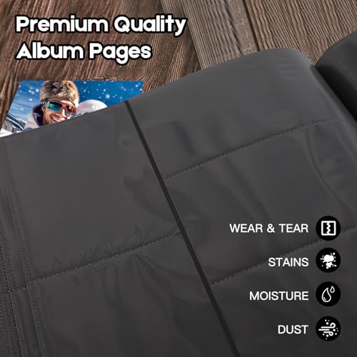 Extra Large Capacity 4x6 Photo Album, Holds 1000 Photos, Beige - color: Beige