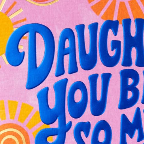 Hallmark Birthday Card for Daughter (So Much Sunshine) - style: Retro So Much Sunshine