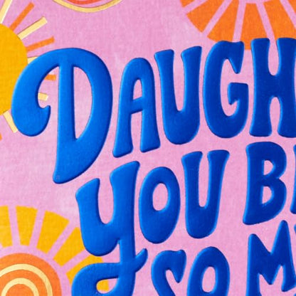 Hallmark Birthday Card for Daughter (So Much Sunshine) - style: Retro So Much Sunshine
