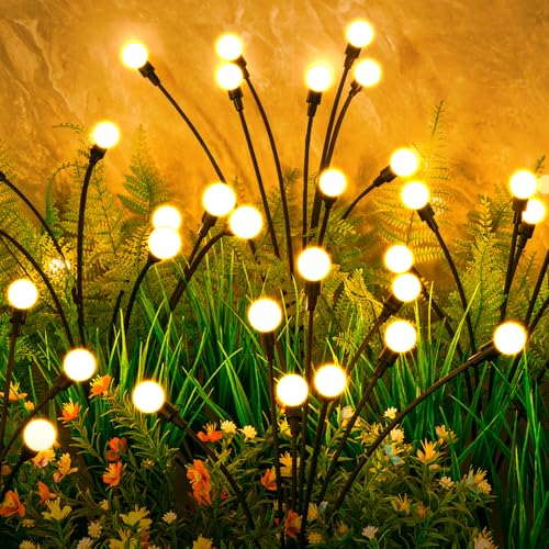 ASMAD Solar Lights Outdoor(12Pack-64 LEDs),Solar Garden Lights,Fairy Lights - color: 12 Pack-96 LEDs