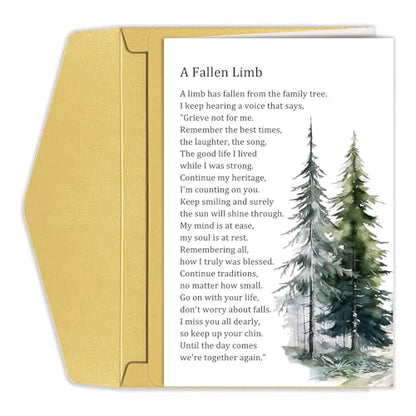 Bereavement Sympathy Card - In Memory of, Condolence & Sorry For Your Loss - color: #326