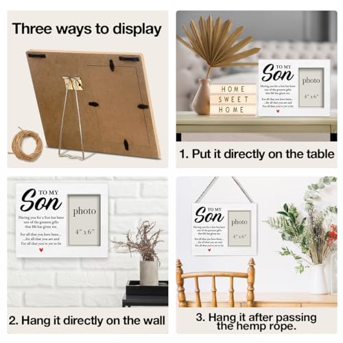 Son Picture Frame - Gifts from Mom & Dad - color: Son