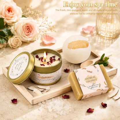 Get Well Gifts for Women, Self Care Spa Kit, Sympathy Care Package, Gift Baskets for Women, Thinking of You Gift for Mom, Sister, Friend