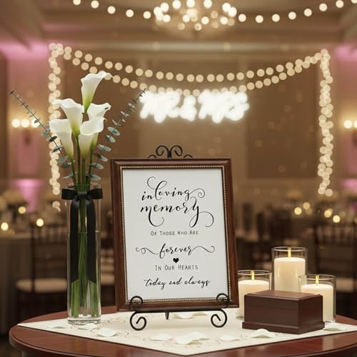 in Loving Memory Memorial Table Print: 8 x 10 Inch Unframed