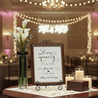 in Loving Memory Memorial Table Print: 8 x 10 Inch Unframed