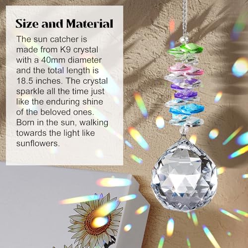 Best Friend Friendship Suncatcher Gifts for Women, Bestie Crystal Ornament | Indoor Window Hanging Decor Gift for Best Friend, Unique Heart Shaped Sun Catcher for BFF Birthday, Graduation, Farewell - style: Friendship Gift