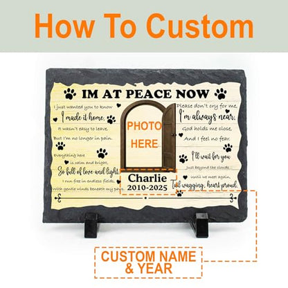 Personalized Pet Memorial Stone for Loss Dogs Cats - color: Memorial 6