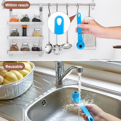 Palksky Coffee Scoop & Funnel for Reusable K Cup Refillable Coffee Pods,2 Tablespoon Coffee Measuring coffee Scooper,1PCS (Sky Blue) - color: Sky Blue