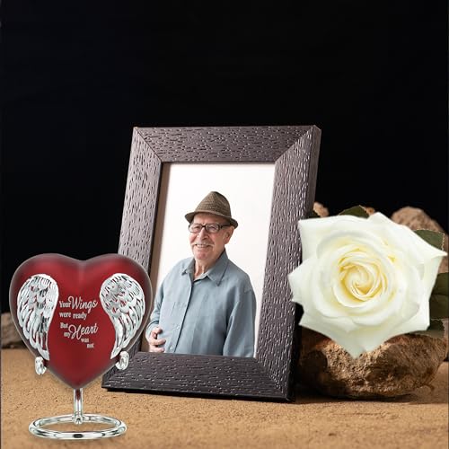 Keepsake Company's Red Mini Heart Urn - Heart Shaped Little Cremation Urns - Urn for Human Ashes - Small Urn for Ashes from Keepsake Company