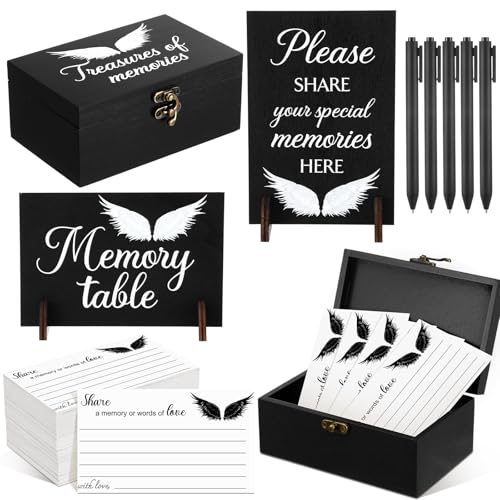 Gilprop 112 Pcs Share a Memory Cards for Celebration of Life, Angel - style: Angel