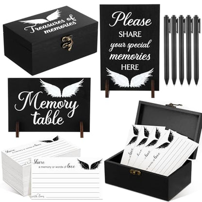 Gilprop 112 Pcs Share a Memory Cards for Celebration of Life, Angel - style: Angel