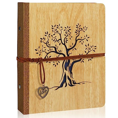 4x6 Photo Album Small Holds 200 Pictures Life Tree 4x6 Family Memory Book Photo Album, Grandma Gifts Mothers Day Gift for Mom from Daughter Son - size: 4x6inch