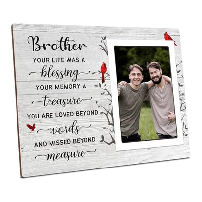 SteadStyle Brother Memorial Gifts, Memorial Picture Frames 8x10 In - style: Brother