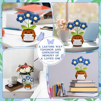 Janinka Sympathy Gift Loss of Loved One,Dark Blue Daisy,Those We Love - color: Dark Blue Daisy, style: Those We Love