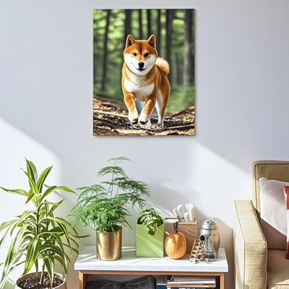 Personalized Photo to Canvas Print - Canvas Prints With Your Photos on Custom Wall Art for Bedroom, Living Room, Wedding Baby Pet Family Picture Framed Wall Art (20" W x 32" H) - size: 32"L x 20"W
