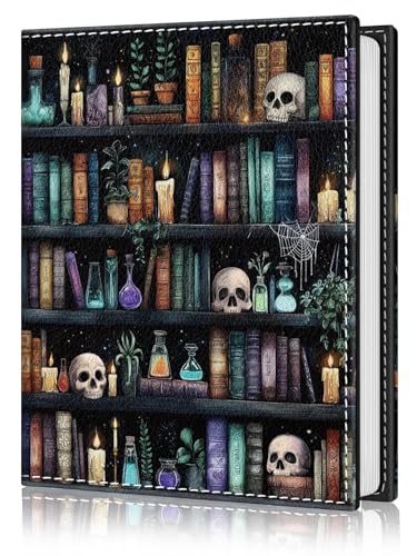 Photo Album 4x6, 56 Pockets Small Picture Book Goth Bookshelf | Mini Cute, Postcard Vacation Travel Wedding Graduation, PU Leather Family Grandma Child Mom Gift, Personalized Large Capacity - color: Goth Bookshelf