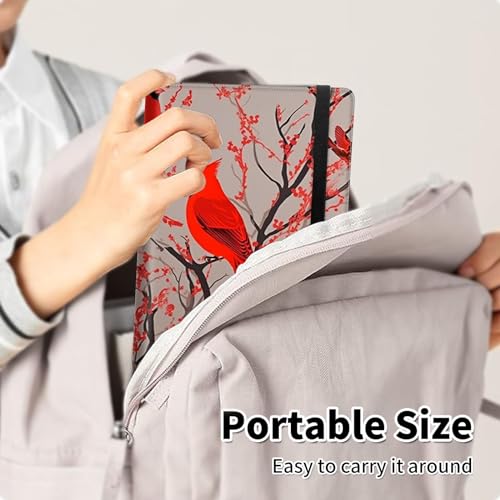 Photo Album 4x6 120 Pockets Photos with Elastic Band, PU Leather Photo Books Small Mini Capacity Picture Album for Family Wedding Travel Anniversary Baby Vacation Pictures,Red Cardinal Birds - color: Red Cardinal Birds