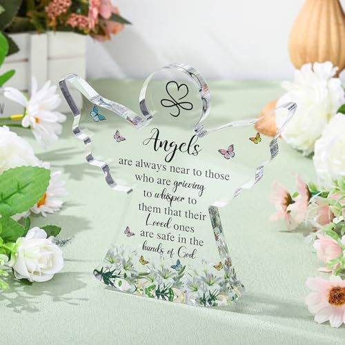 Jetec Sympathy Bereavement Gift in Memory of Loved One,Cute Angel - style: Cute Angel