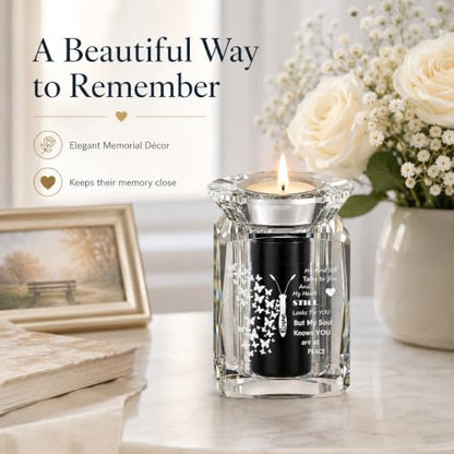 IFOLAINA Small Urn Butterfly for Human Ashes Cremation Mini Crystal Urn Alloy Storage Keepsake Funeral Memorial Gifts for Loved Ones