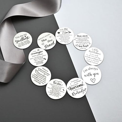 CINDYHE Pocket Hug Token keychain for Men Women Him Her(Sister) - color: Sister