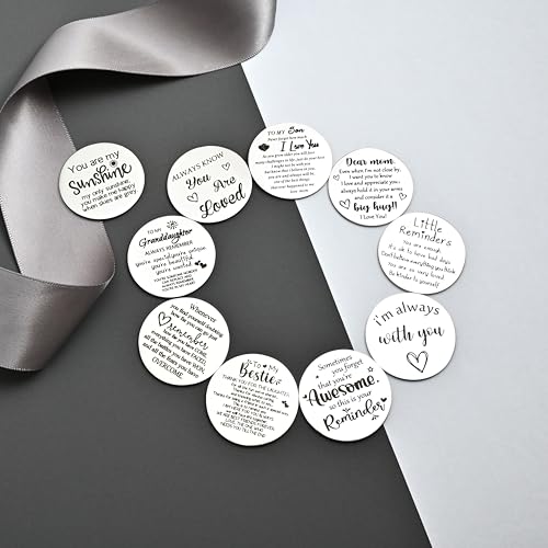 CINDYHE Pocket Hug Token keychain for Men Women Him Her(Sobriety) - color: Sobriety