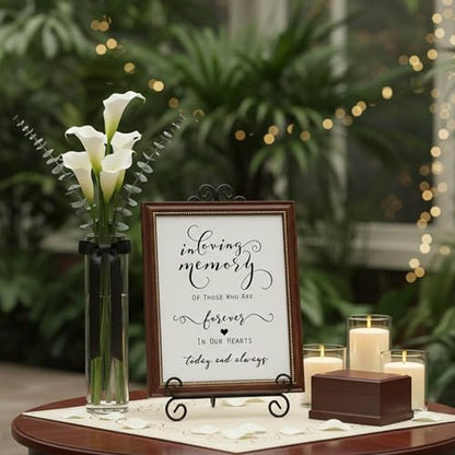 in Loving Memory Memorial Table Print: 8 x 10 Inch Unframed