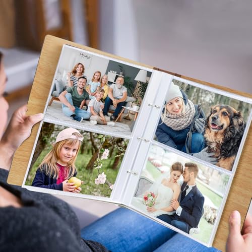 5x7 Small Photo Album Holds 200 Photos Mothers' Day Gift for Mom from Daughter Son Gifts for Grandma/Fathers Gifts for Dad/ 5x7 Family Album Memory Photo Book - size: 5x7inch